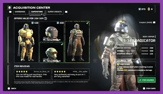 HellDivers 2 Recon Armor with lightweight frame and green accents