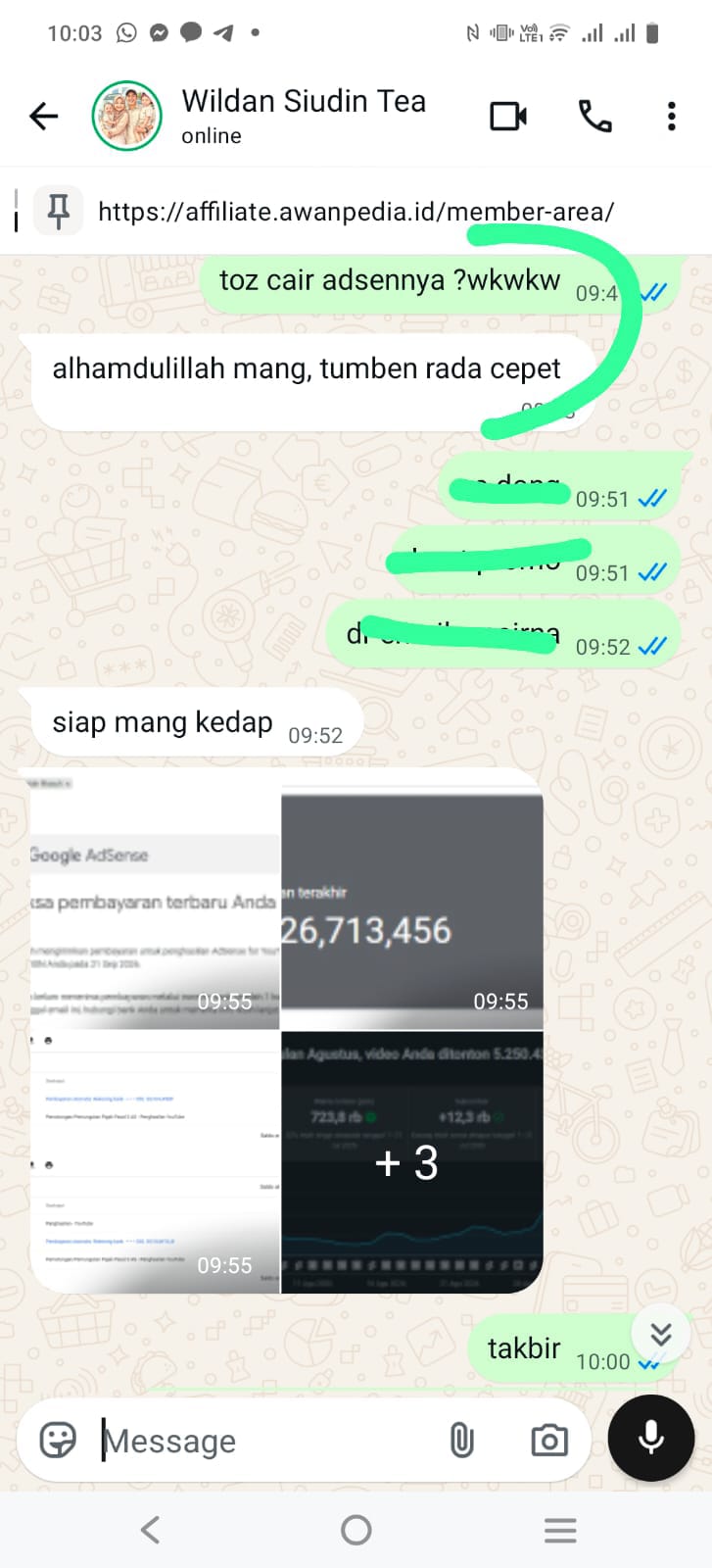 Bukti Penghasilan Mang Udin 1