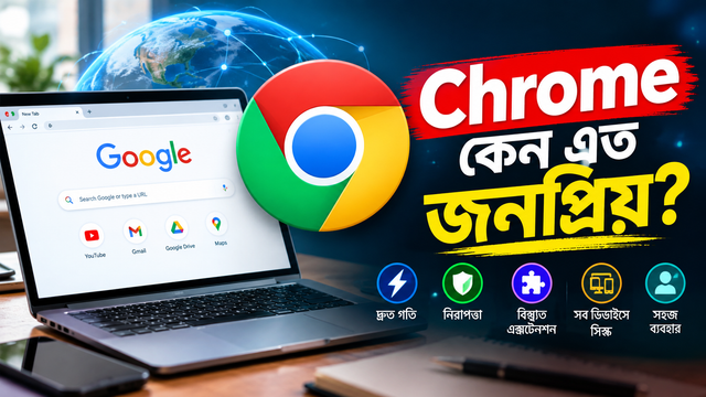Chrome কেন এত জনপ্রিয়? Google-এর ব্রাউজার কীভাবে বিশ্বজুড়ে আধিপত্য তৈরি করল ।