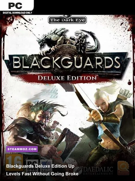 Blackguards Deluxe Edition tactical battle on an Aventurian battlefield