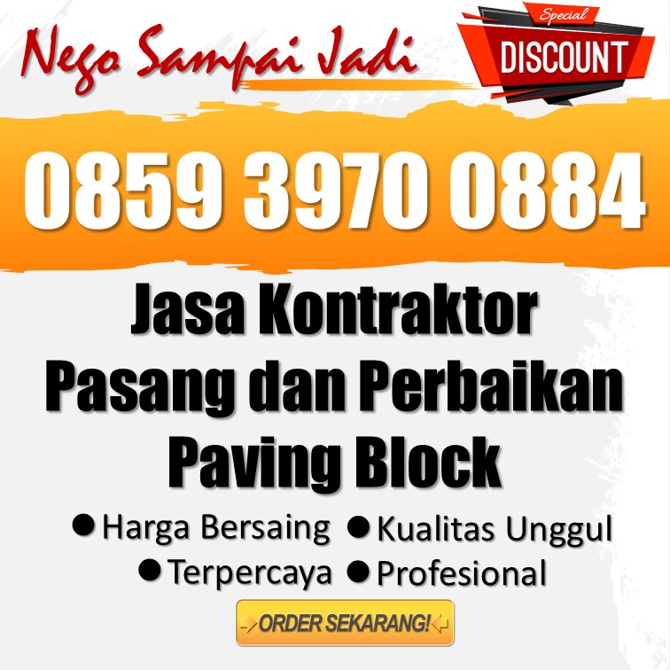 📣 WA 0859 3970 0884 - Jasa Buat Paving Beton K300 Murah Banjarsari Solo
