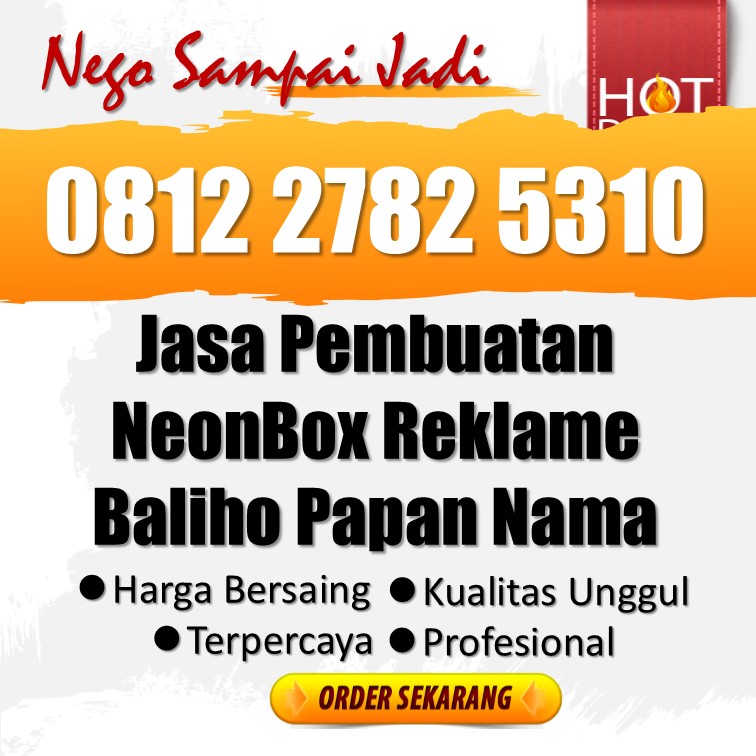 📞 WA 0812 2782 5310 - Tukang Neon Box Warna Kuning Ngablak Kab Magelang