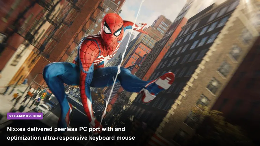 Marvel's Spider-Man PC remastered web combat and high refresh rate benchmark