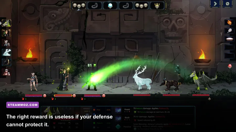 Legend of Keepers Soul Smugglers battle with monsters traps and keeper abilities