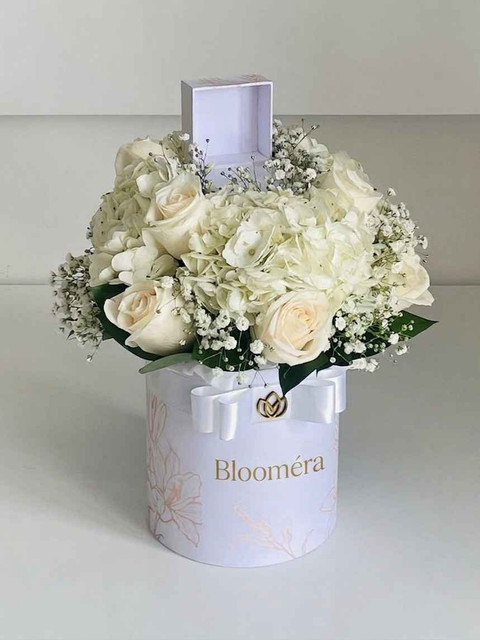 White Flower Box