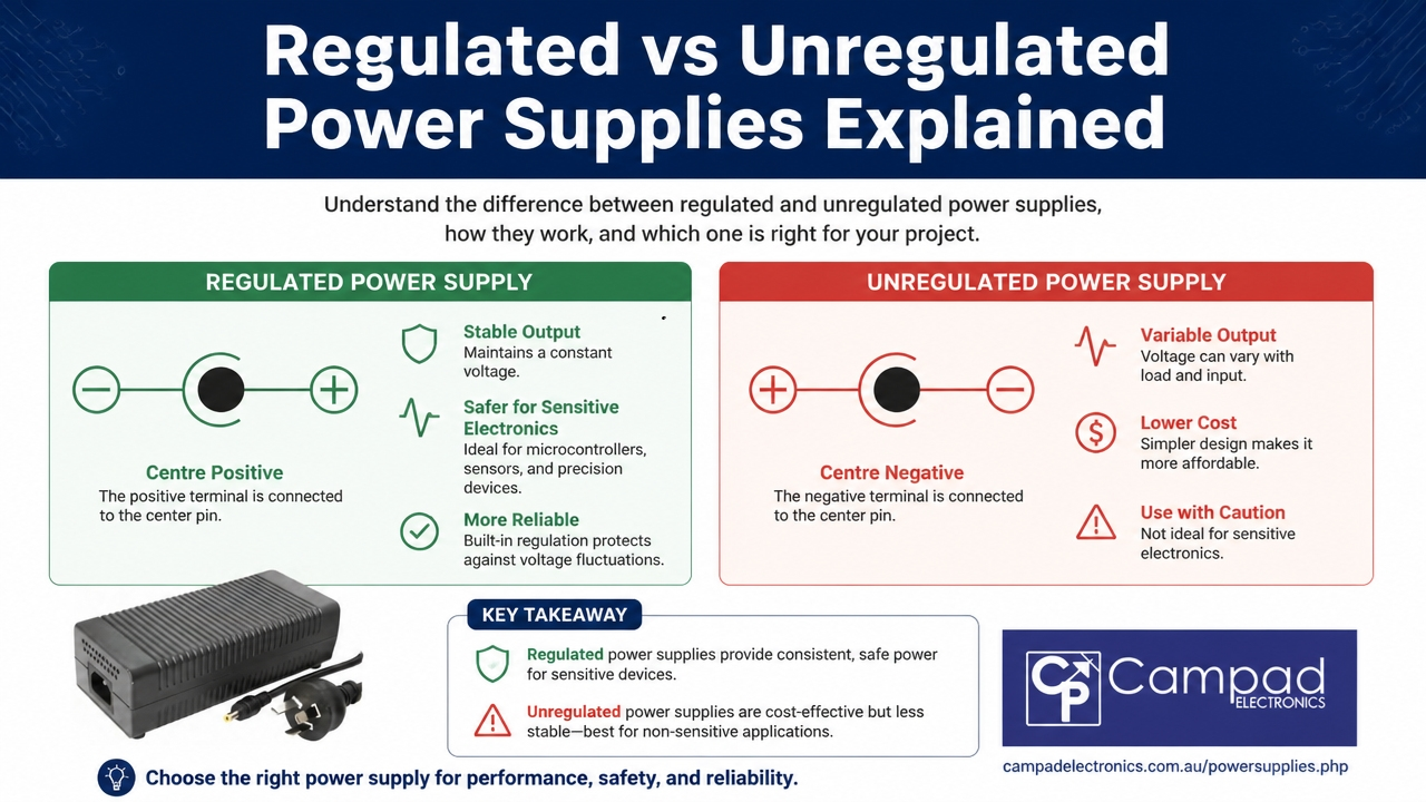 Regulated vs Unregulated Power Supplies Comparison