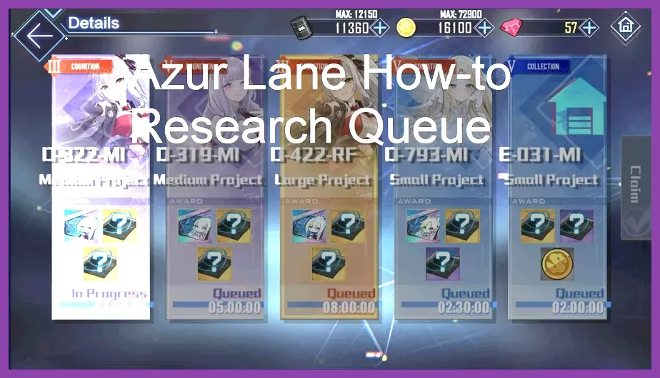 Azur Lane research lab ships