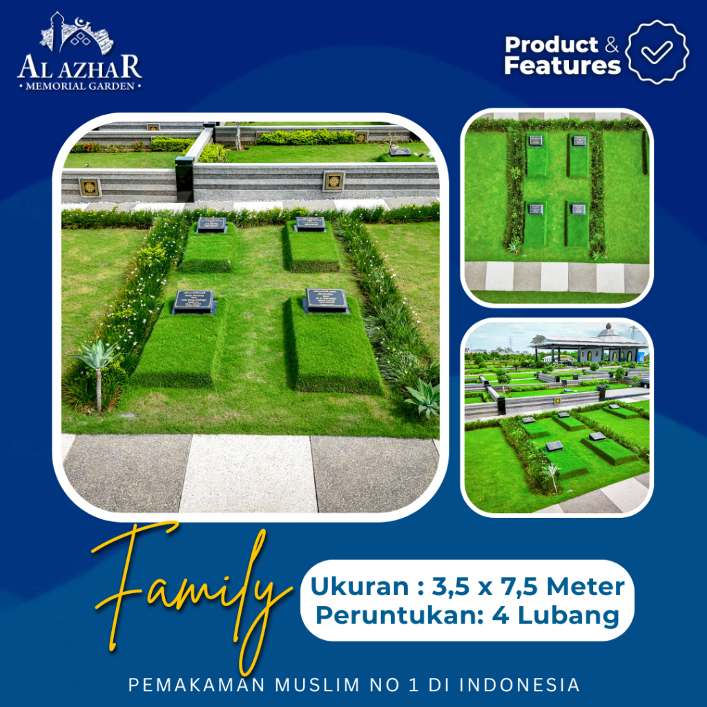 Kavling makam Family Al Azhar Memorial Garden