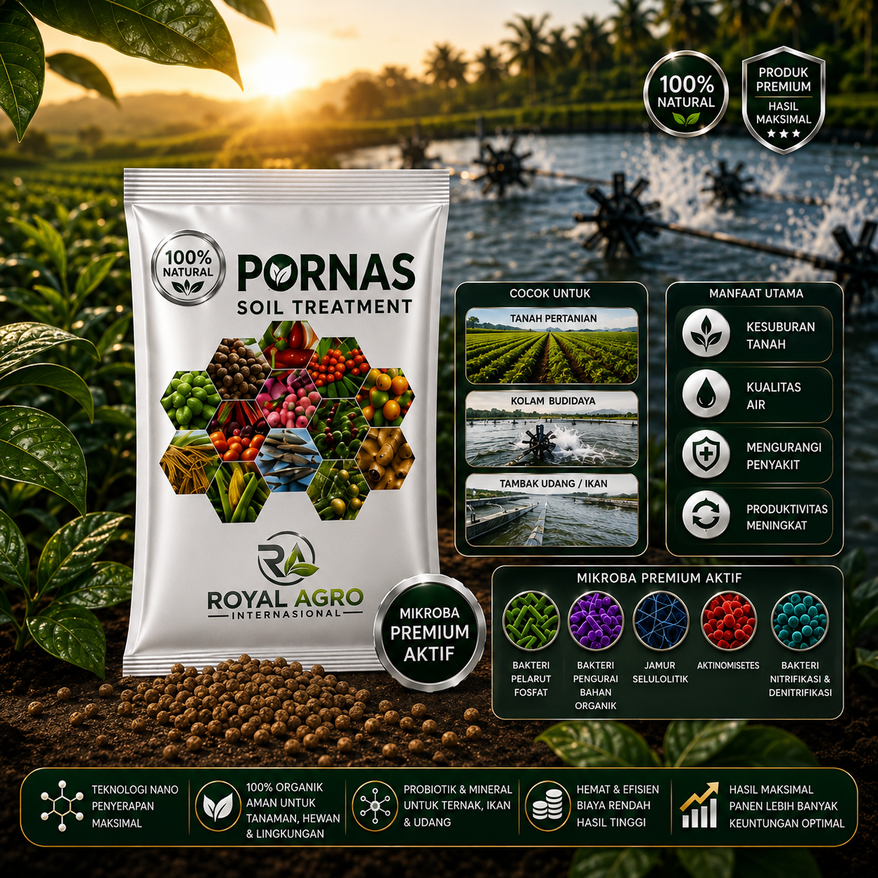 PORNAS Soil Treatment