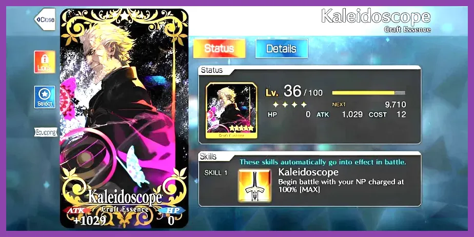 Fate Grand Order Craft Essence cards The Black Grail and Kaleidoscope