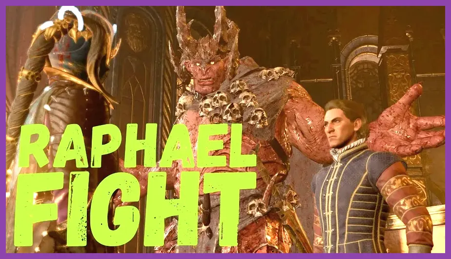 Raphael transformed into his Ascended Fiend form in the House of Hope