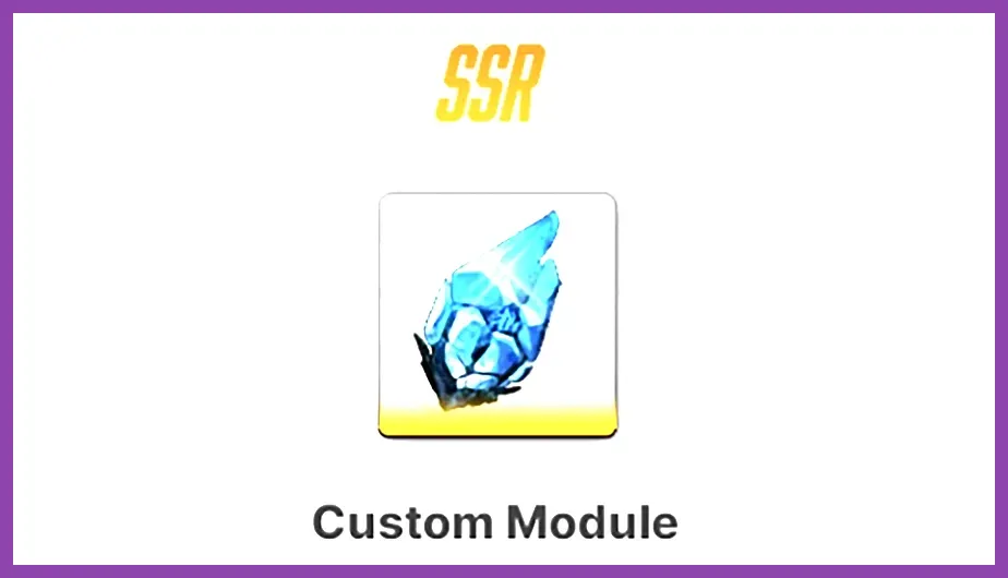 Nikke custom module item used for overloading tier 9 gear