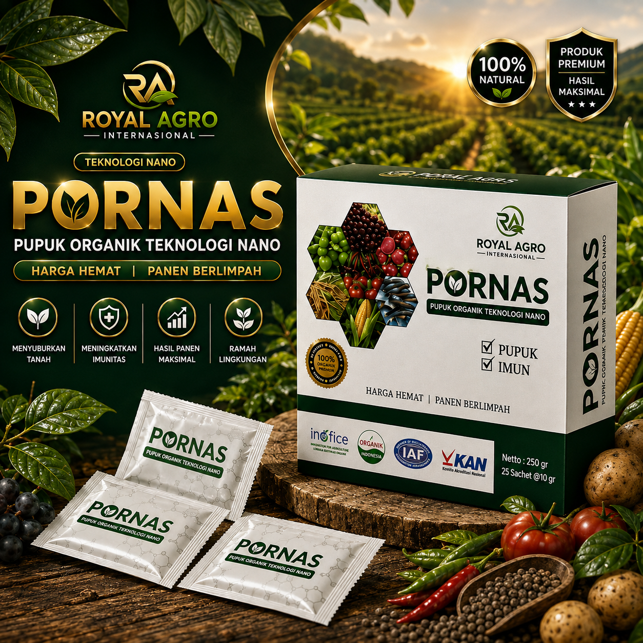 PORNAS Generative Powder