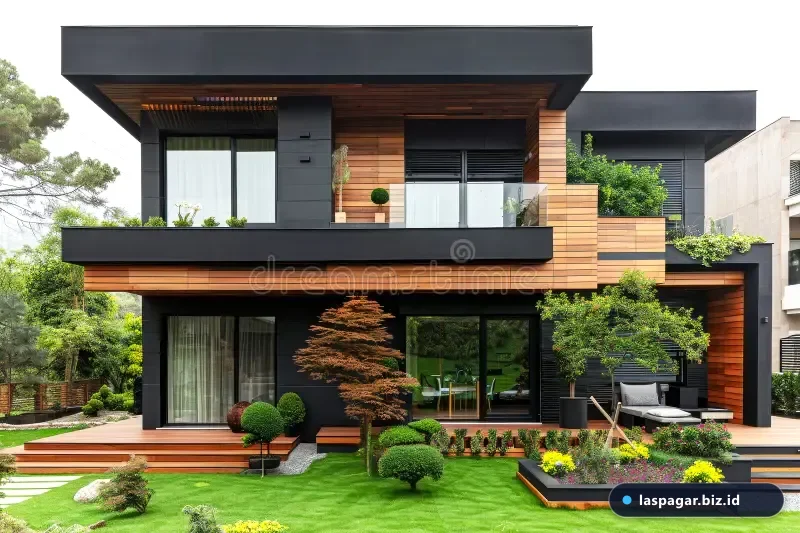 rak pot tanaman hias besi balkon rumah 2 lantai