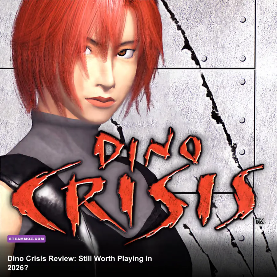Regina exploring the dinosaur-infested facility in Dino Crisis