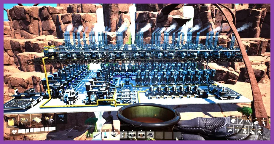 Satisfactory power infrastructure layout