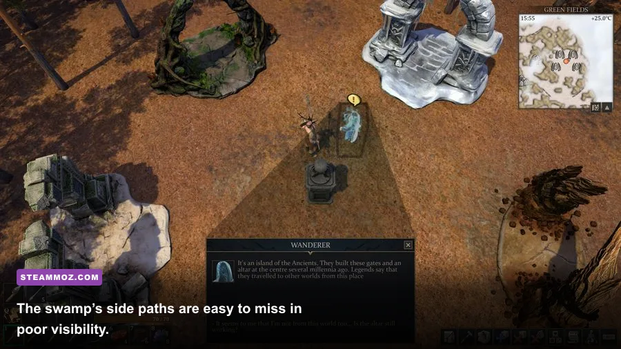 Force of Nature 2 Ghost Keeper swamp hidden camp and reward