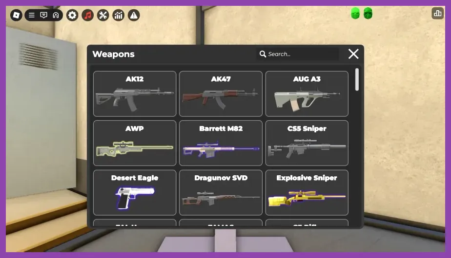 Top tier primary weapons for Roblox ranked matches
