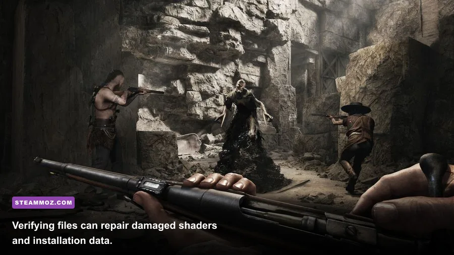 Steam verification process for Hunt Showdown 1896 game files