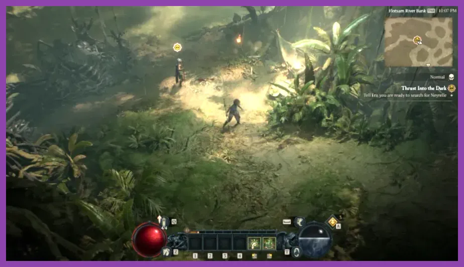 Nahantu jungle region in Diablo 4