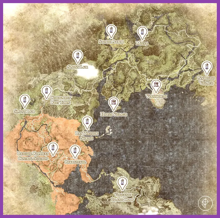 Portcrystal enabling fast travel between Cassardis and Gran Soren