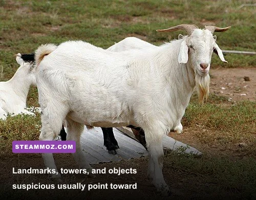 Goat Simulator 3 goat exploring San Angora landmarks