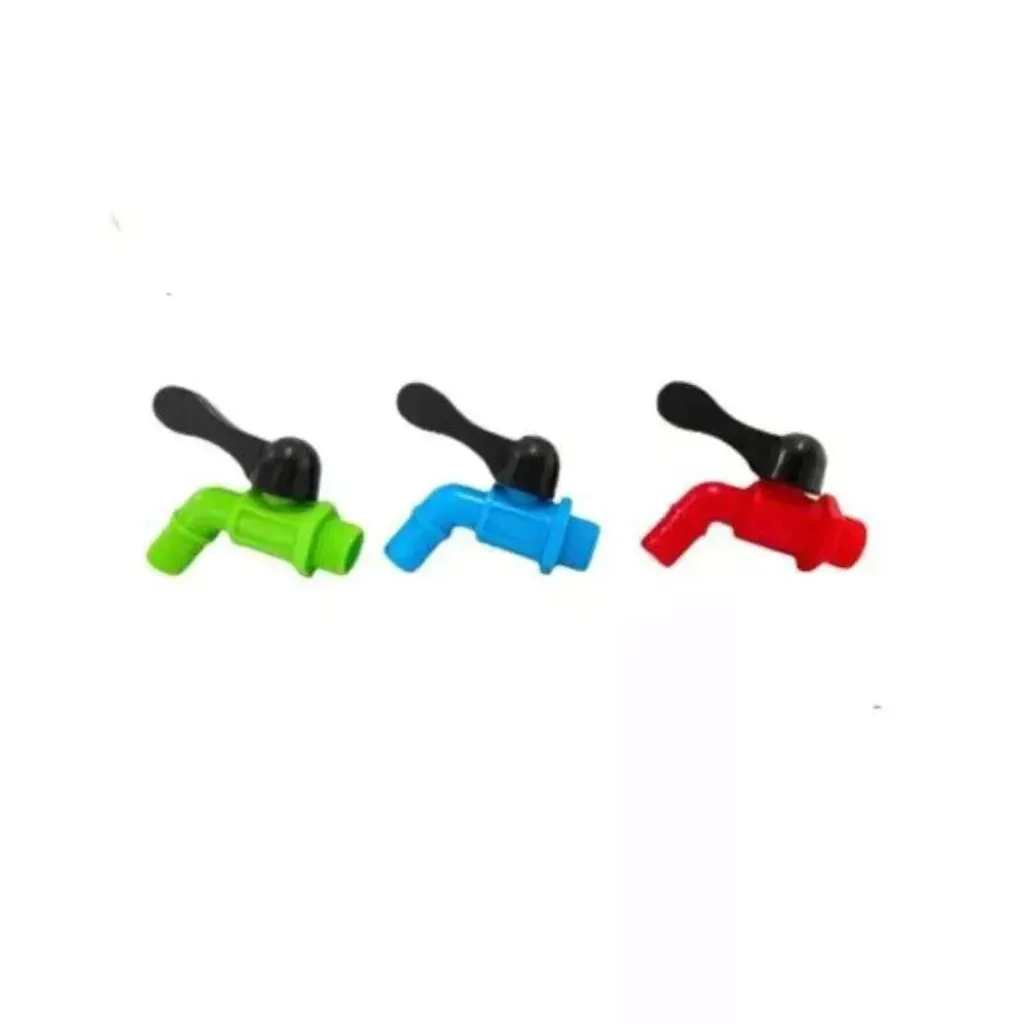 Kran Bola Taman 1/2 3/4 Inch DOLPHIN / Stop Kran PVC Plastik Tebal / Kran Air Pipa 1/2" 3/4" Merah Hijau Biru Random
