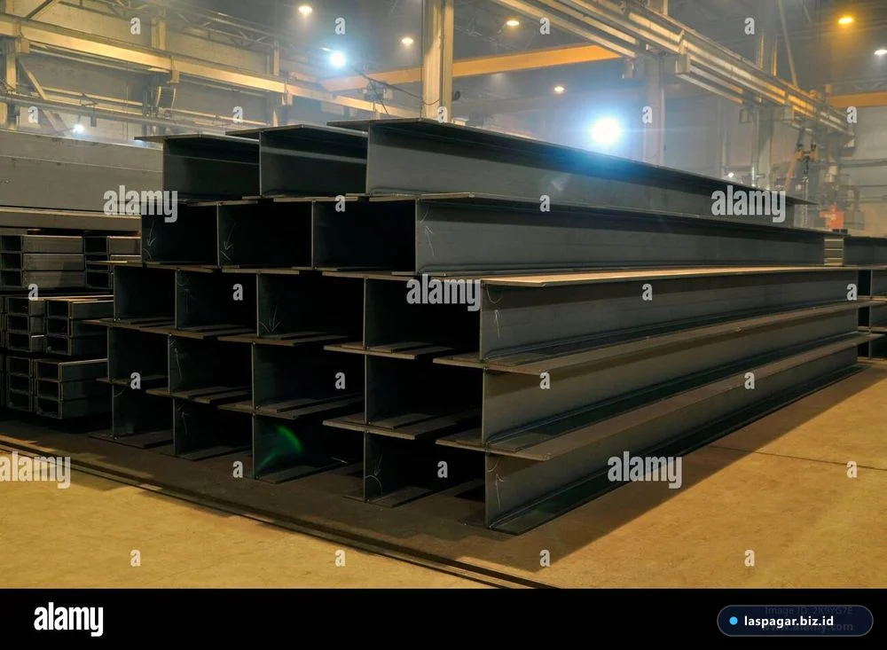 material profil besi mezanin hollow wf unp galvanis