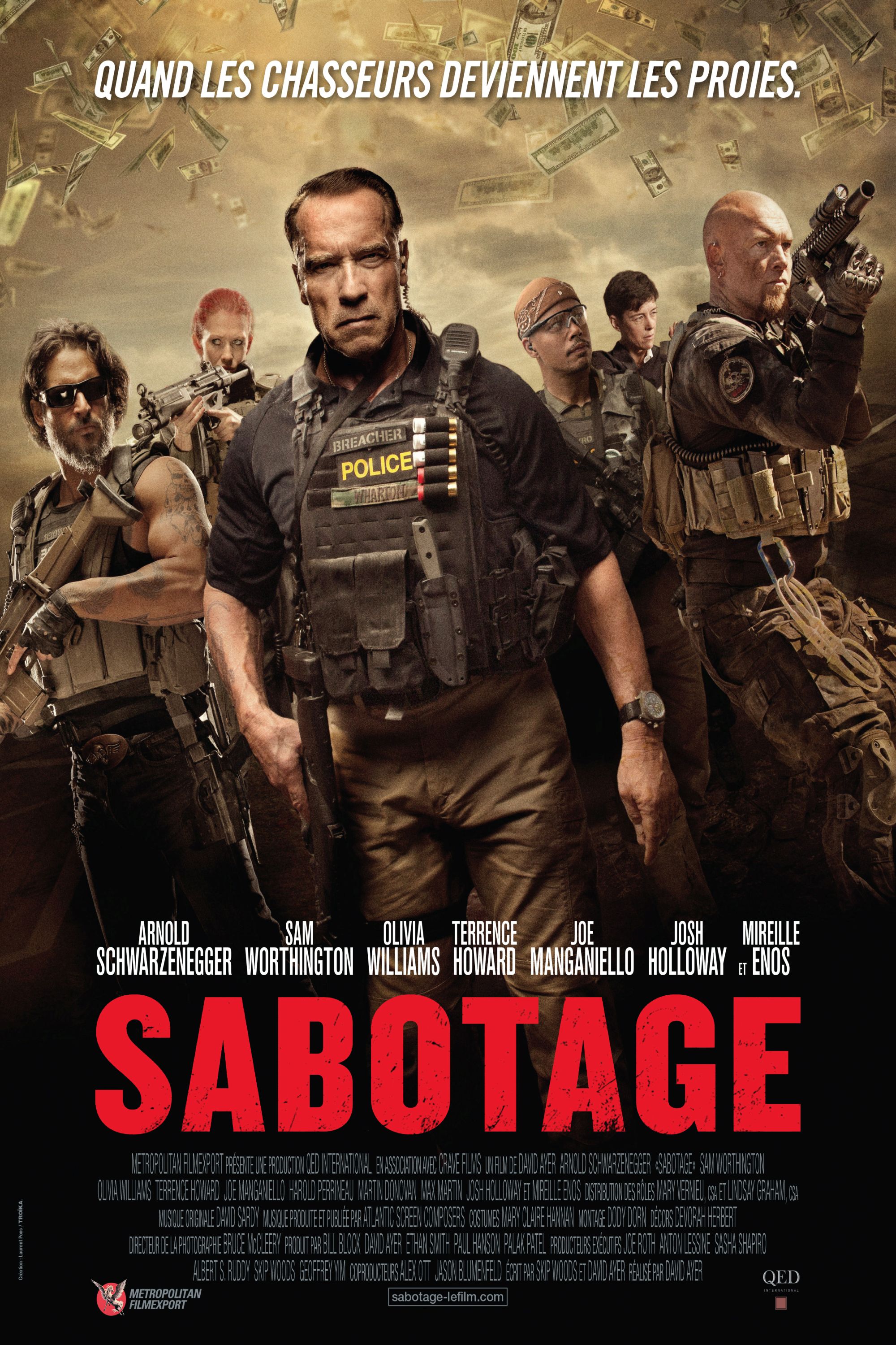 Sabotage (2014) Hindi Dubbed 1080p – 720p – 480p