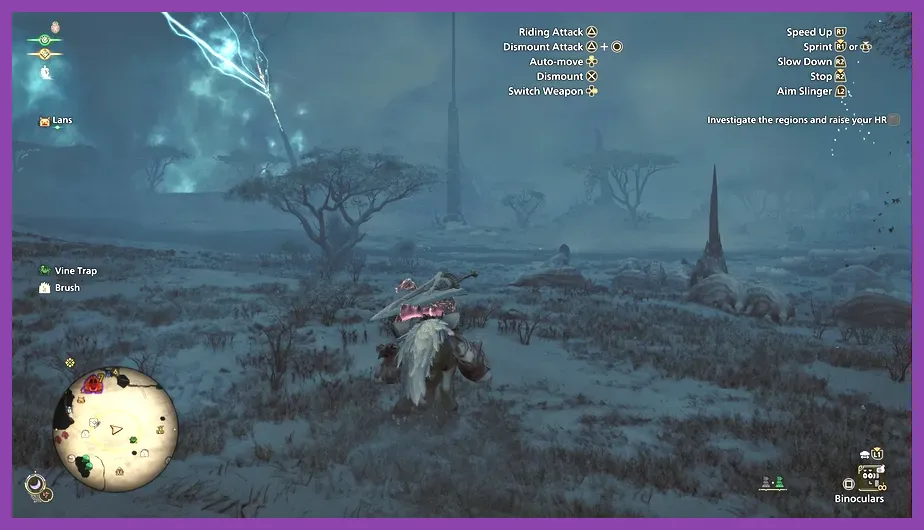 Using the Seikret mount for quick healing and item management