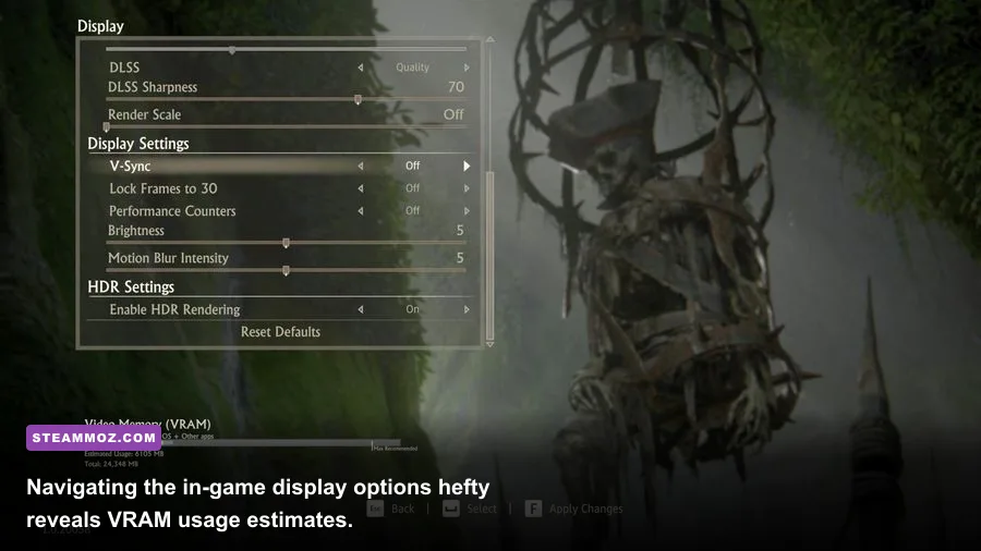 The detailed graphics settings menu of Uncharted Legacy of Thieves Collection on PC