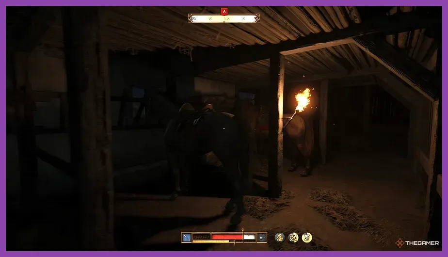 Player talking to a stable master vendor in Kingdom Come Deliverance 2