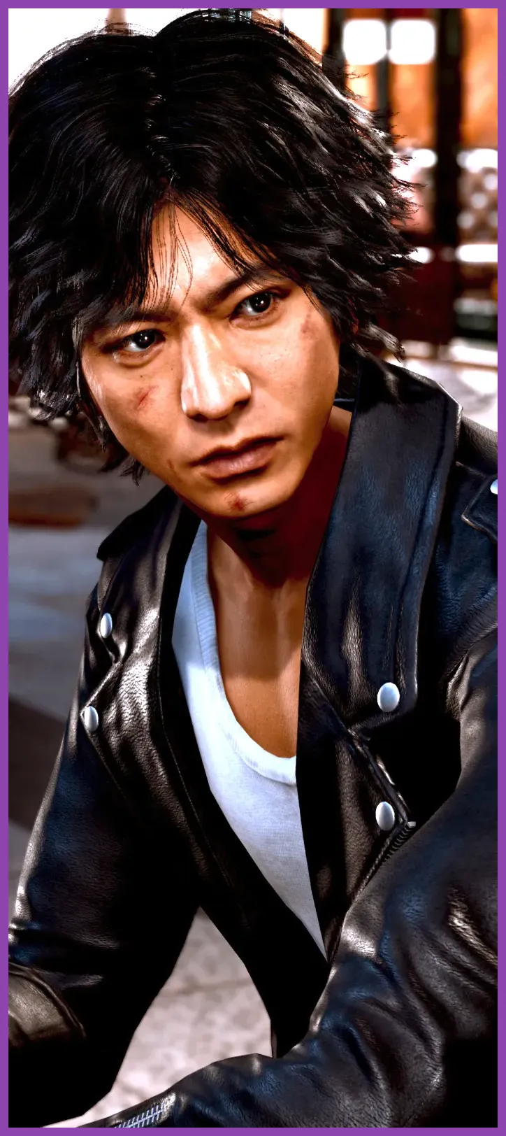 Yagami investigating a School Stories club at Seiryo High in Lost Judgment