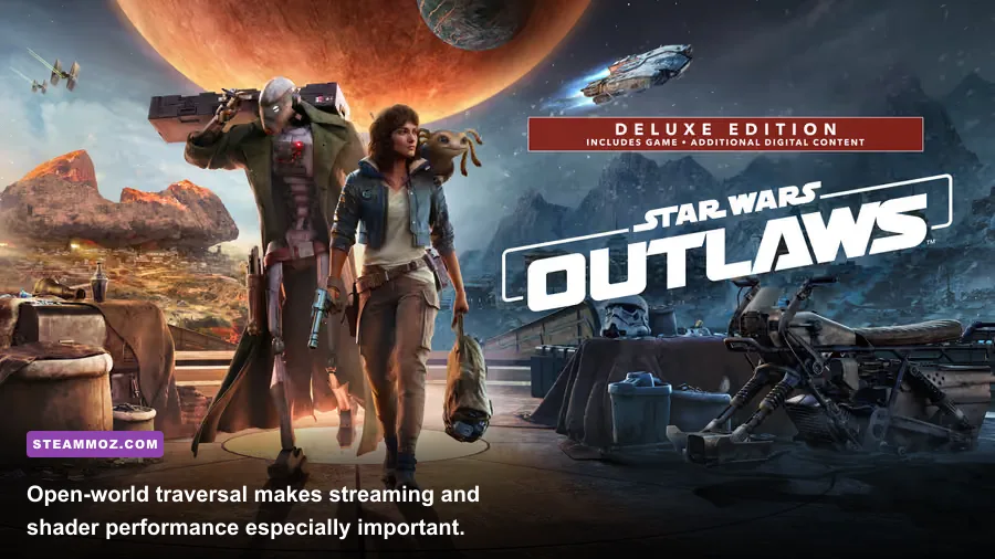 Star Wars Outlaws PC open-world gameplay on Toshara with optimized settings