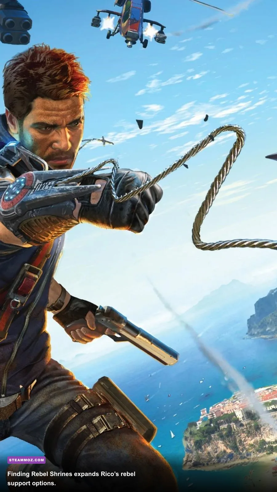 A Rebel Shrine collectible location in Just Cause 3