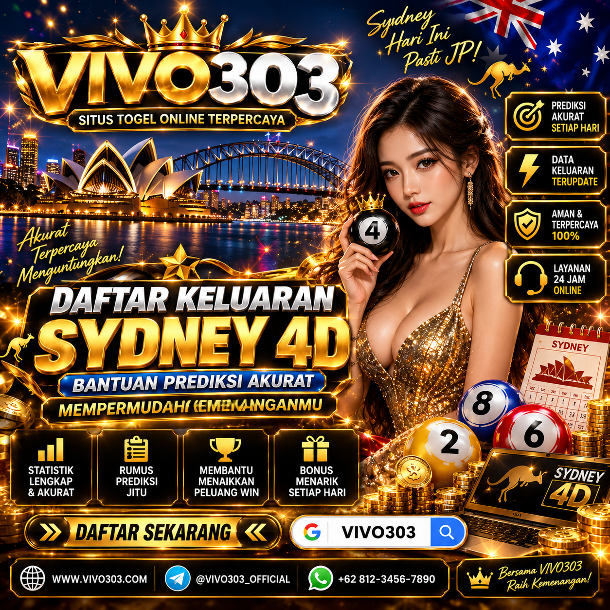 VIVO303 | Daftar Keluaran Sydney 4D Bantuan Prediksi Akurat Mempermudah Kemenanganmu