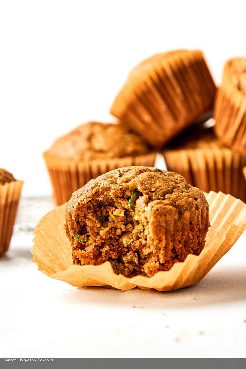 Muffin Zucchini Oat yang Lezat dan Sehat