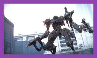 Rusty piloting Steel Haze in Armored Core 6