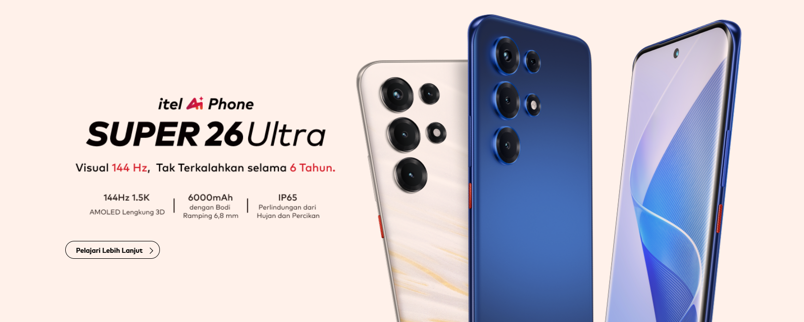 iTel S26 Ultra: Smartphone Budget "Killer" dengan Layar AMOLED dan Kamera 108MP