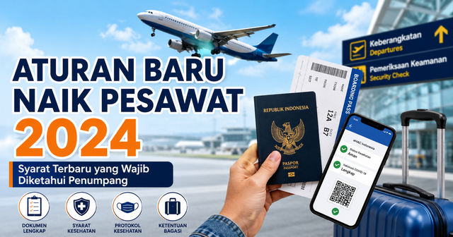Aturan Baru Naik Pesawat 2024: Syarat Terbaru yang Wajib Lo Tau Sebelum ke Bandara
