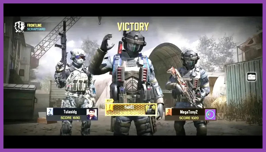 Intense multiplayer firefight in Call of Duty Mobile