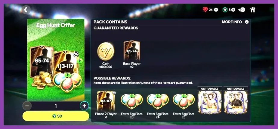eFootball 2026 mobile match rewards and currency