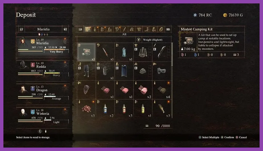 Pre-boss gear and curatives in Dragon's Dogma 2