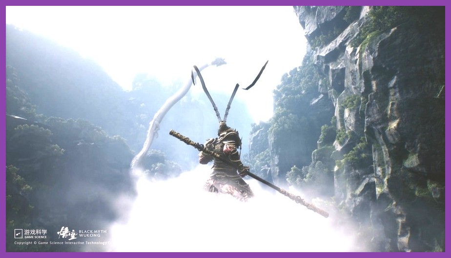 Wukong in combat stance ready for battle