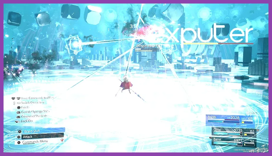 Aerith casting spells through Arcane Ward in Final Fantasy 7 Rebirth
