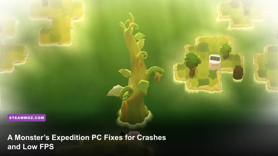 A Monster's Expedition island exploration gameplay with the monster boat