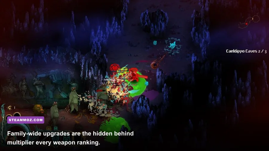 Children of Morta Bergson family home with skill upgrades and progression systems