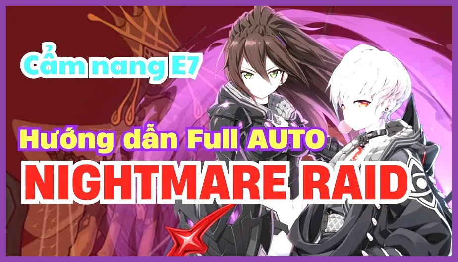 Nightmare Raid team layout in Epic Seven featuring Roana and Adventurer Ras