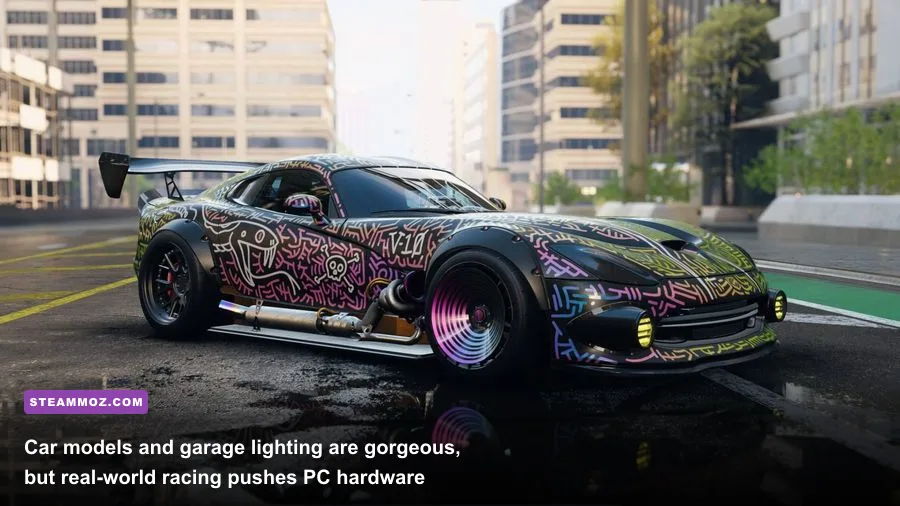 Need for Speed Unbound car customization garage screen displaying detailed vehicle models
