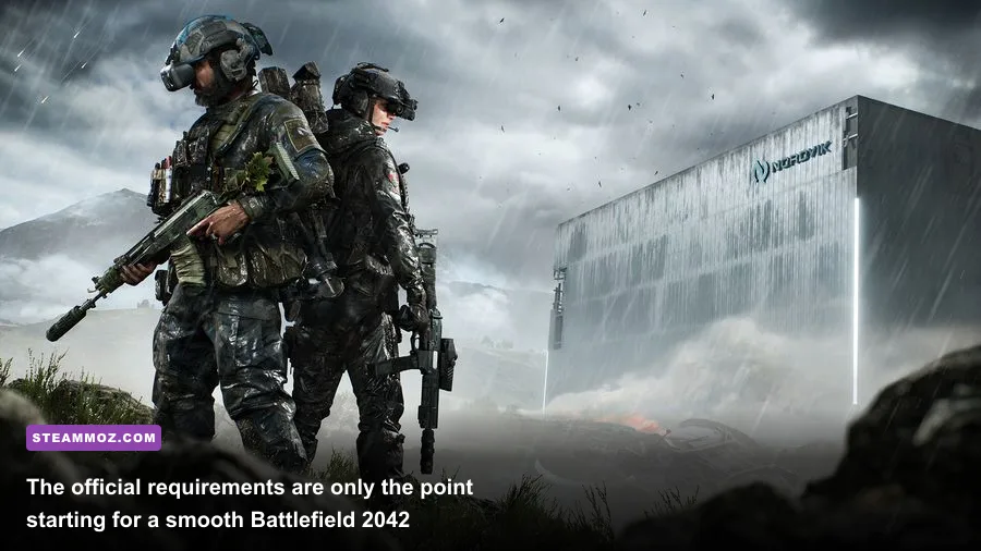 Battlefield 2042 PC graphics settings and system requirements comparison